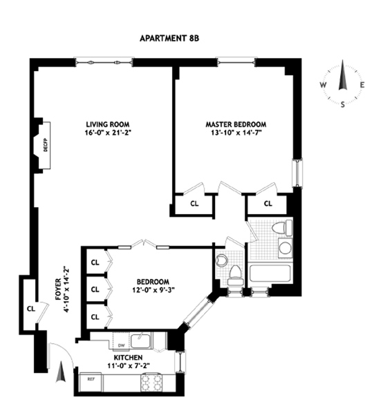 Floorplan for 2120 Nw 27th St St, EAST
