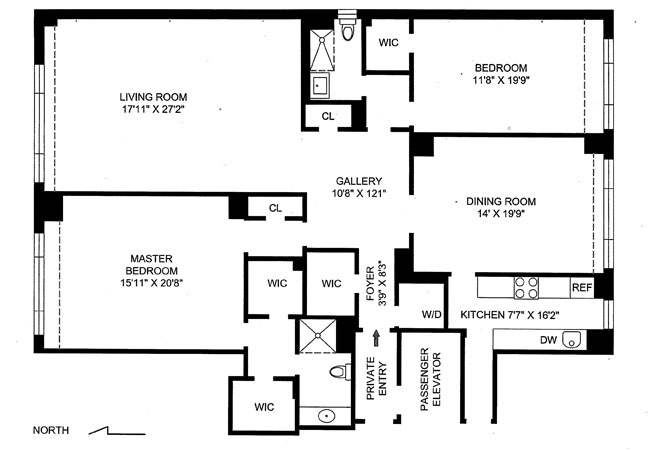 Floorplan for 785 Fifth Avenue