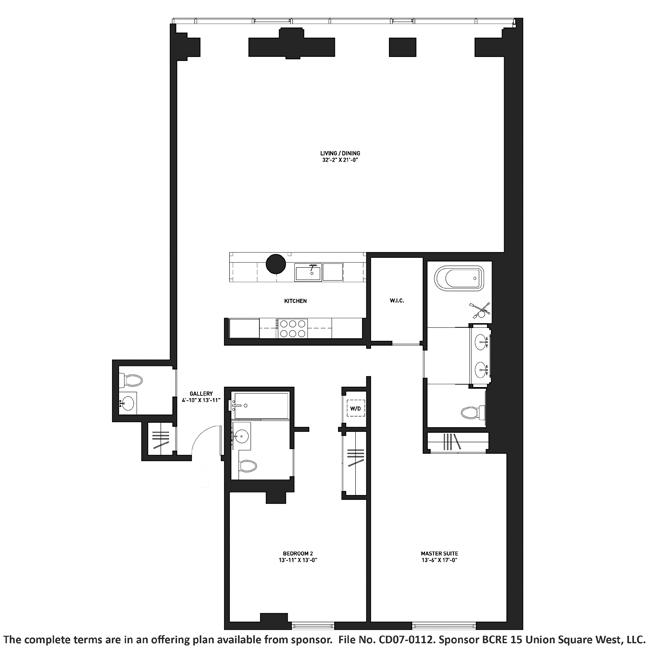 Floorplan for 15 Union Square West