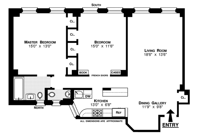 Floorplan for 164 West 79th Street