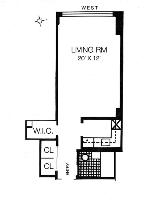 Floorplan for 101 West 12th Street