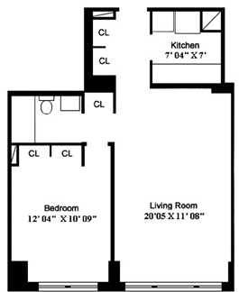 Floorplan for 245 East 54th Street