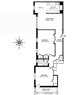 Floorplan for 116 Pinehurst Avenue