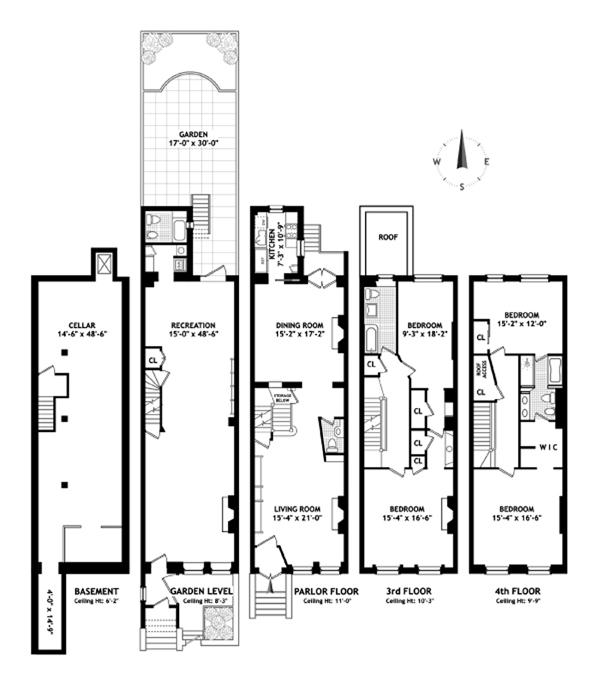 Floorplan for 145 West 88th Street