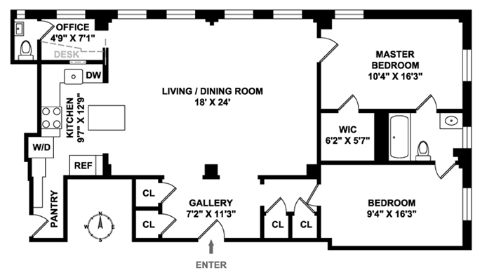 Floorplan for 13338 Sw 8th Ln