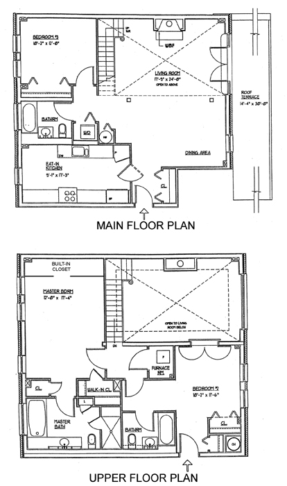 Floorplan for 1 Leroy Street, 2B