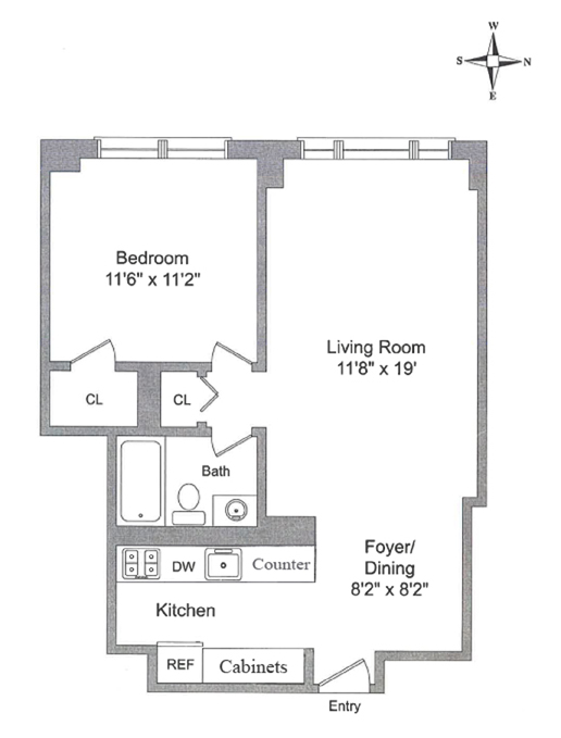Floorplan for 245 East 54th Street