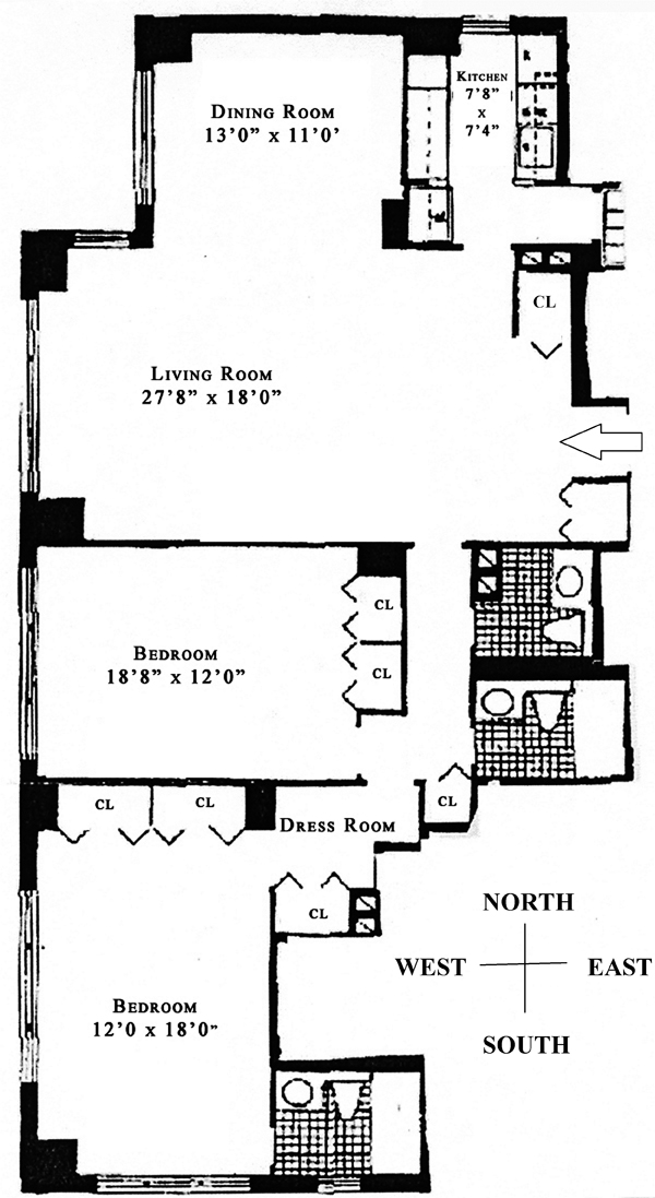 Floorplan for Park Avenue