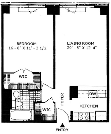 Floorplan for 415 East 37th Street