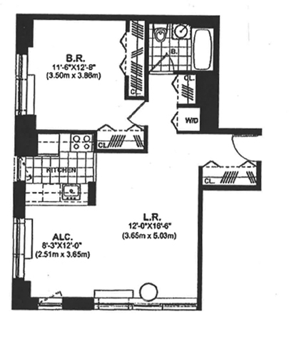 Floorplan for 215 East 96th Street