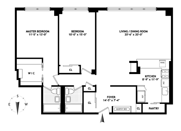 Floorplan for 315 East 70th Street
