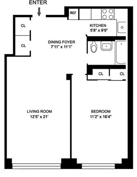 Floorplan for 310 East 49th Street