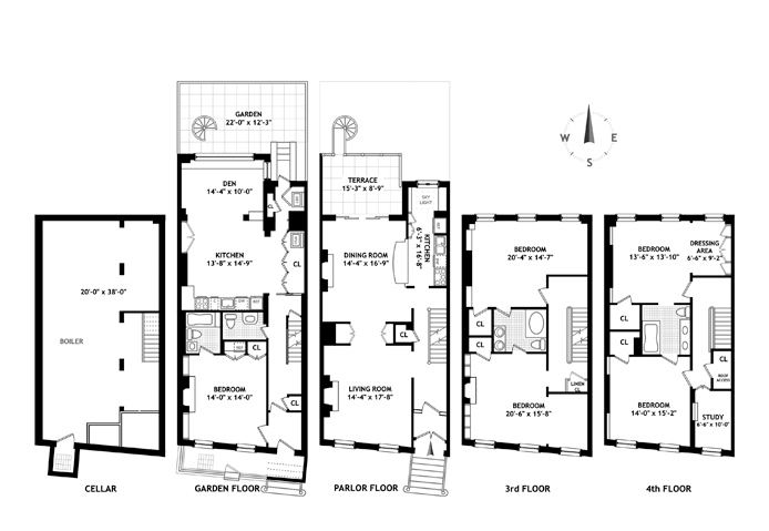 Floorplan for 243 West 12th Street