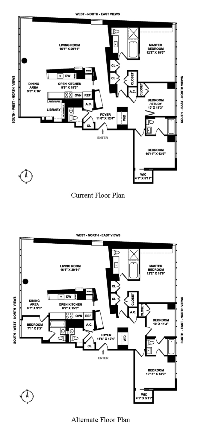 Floorplan for 245 West 99th Street