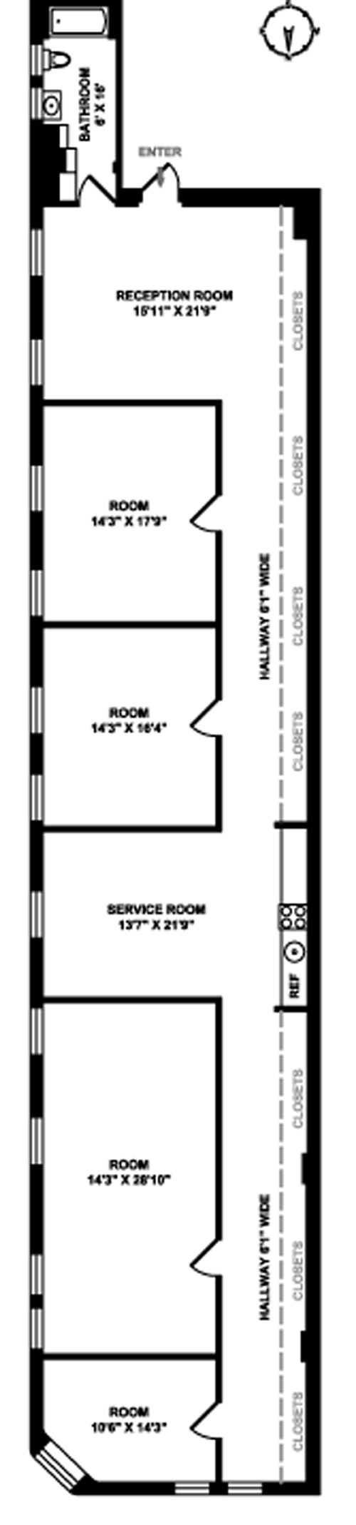 Floorplan for 510 Laguardia Place