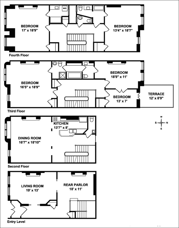 Floorplan for 135 West 81st Street