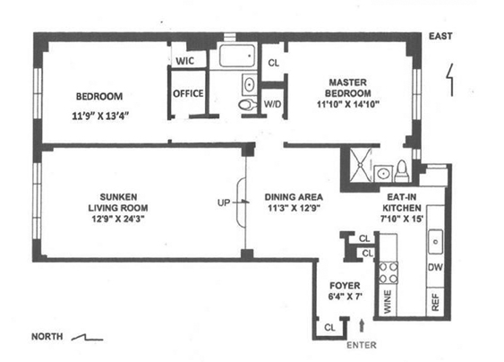 Floorplan for 170 East 77th Street