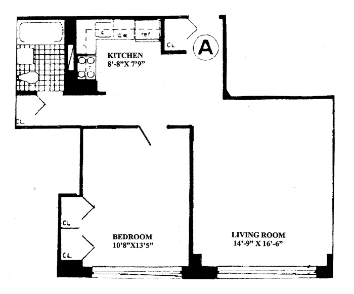 Floorplan for 130 West 67th Street