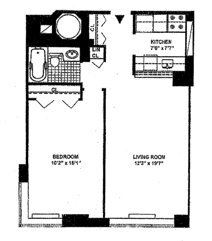 Floorplan for 30 West 61st Street