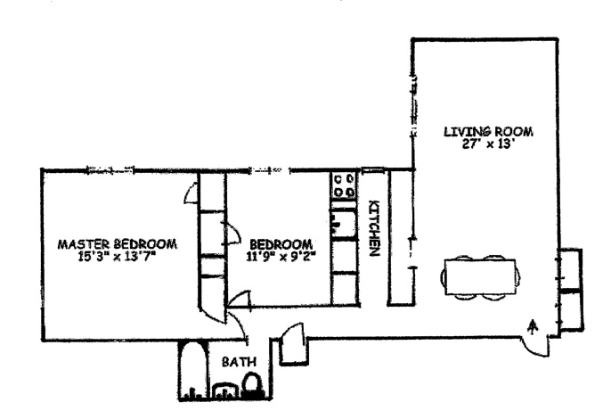 Floorplan for 3725 Henry Hudson Parkway