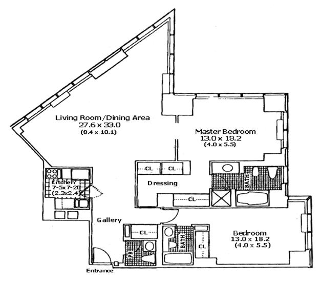 Floorplan for 146 West 57th Street