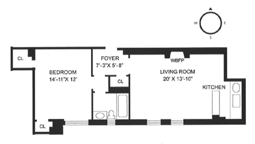 Floorplan for 315 East 68th Street