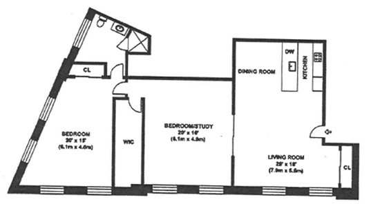Floorplan for 652 Hudson Street