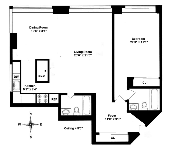 Floorplan for 630 First Avenue