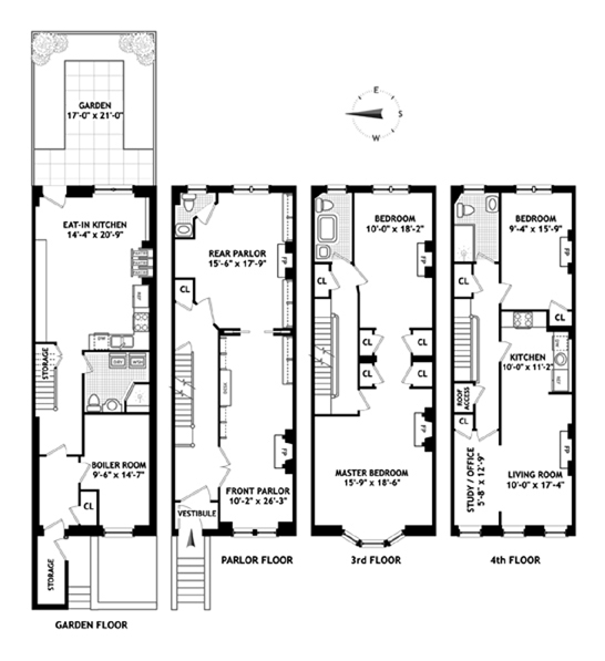 Floorplan for 140 Manhattan Avenue