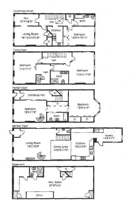 Floorplan for 321 Decatur Street