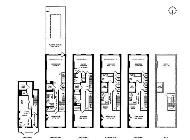 Floorplan for 166 East 83rd Street