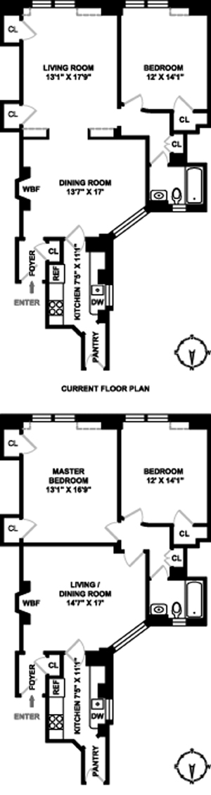 Floorplan for 111 East 75th Street