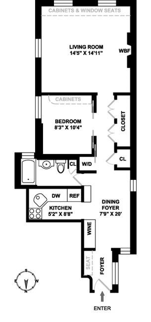Floorplan for 114 East 91st Street