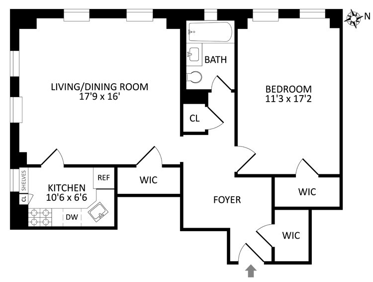 Floorplan for 470 West 24th Street