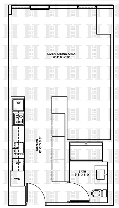 Floorplan for 540 West 49th Street