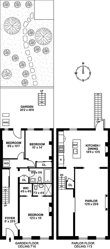 Floorplan for Willoughby Avenue