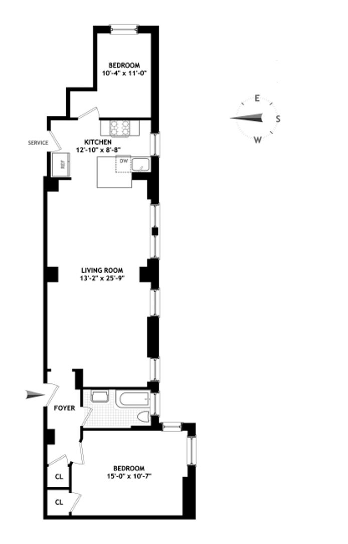 Floorplan for 790 Riverside Drive