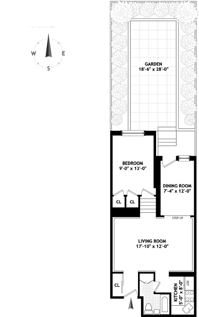 Floorplan for 313 West 82nd Street