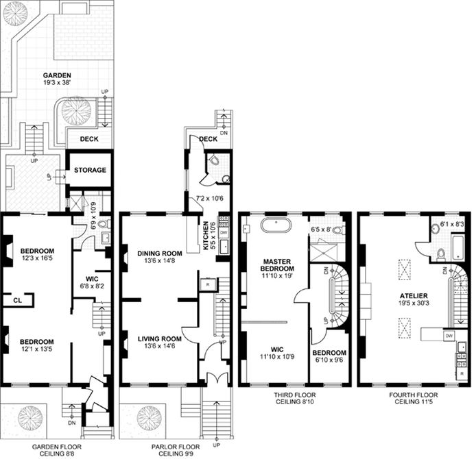 Floorplan for Vanderbilt  Avenue
