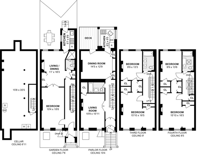 Floorplan for 102 Saint Marks Avenue