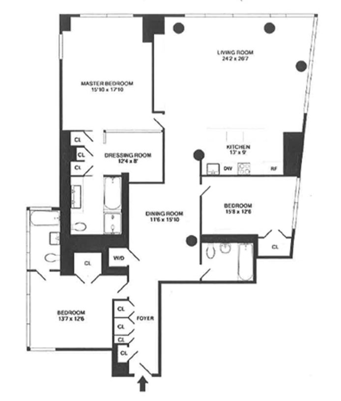 Floorplan for 8 Union Square South, 6A