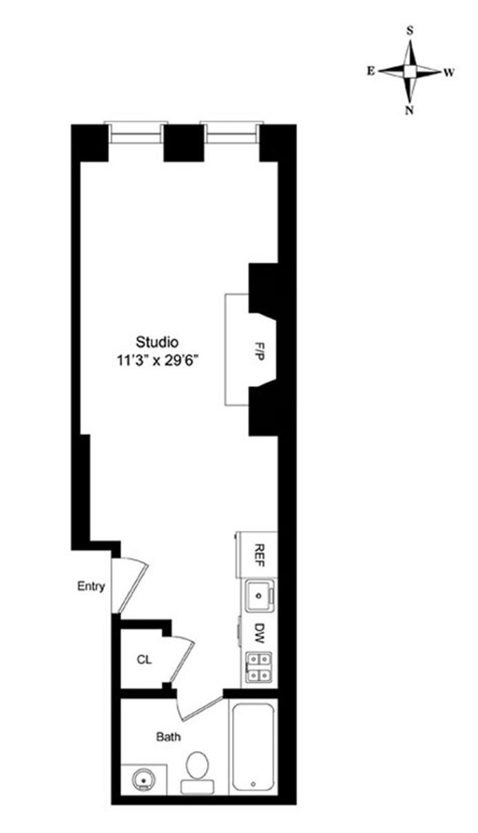 Floorplan for 3 West 73rd Street, 1F