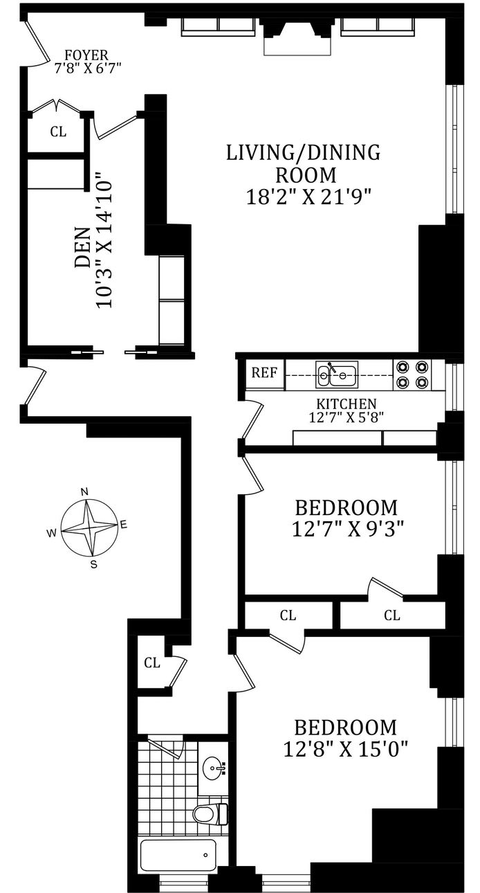 Floorplan for 907 Fifth Avenue