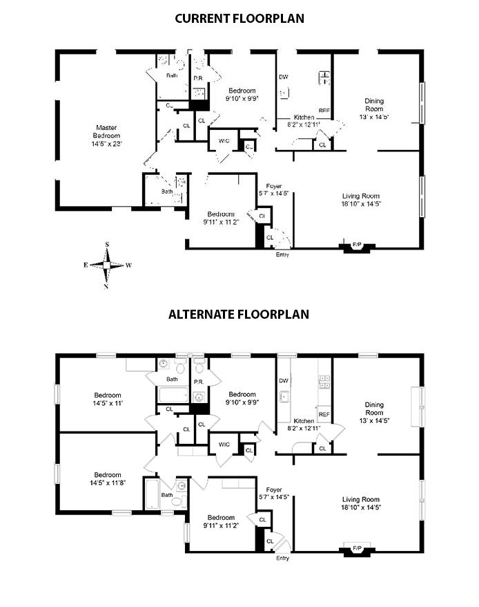 Floorplan for 3405 80th Street