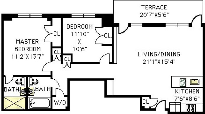 Floorplan for 317 16th Street