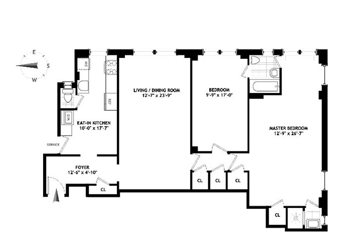 Floorplan for 470 West End Avenue