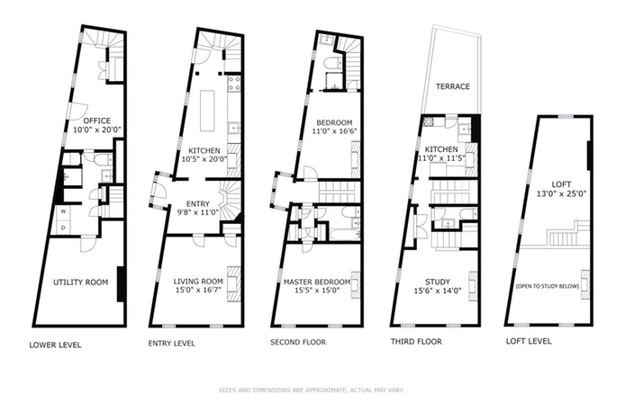 Floorplan for 2 Sidney Place