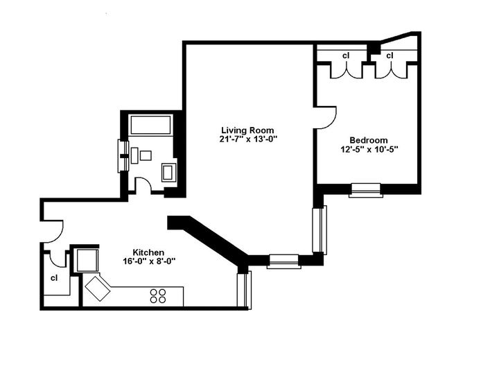 Floorplan for 310 West 99th Street