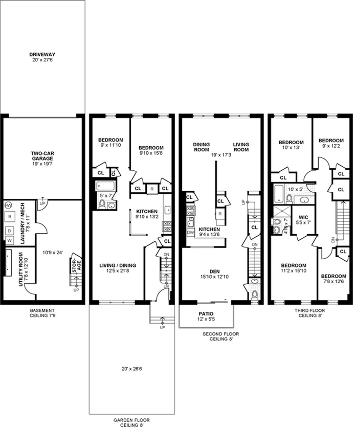 Floorplan for 943 East 80th Street