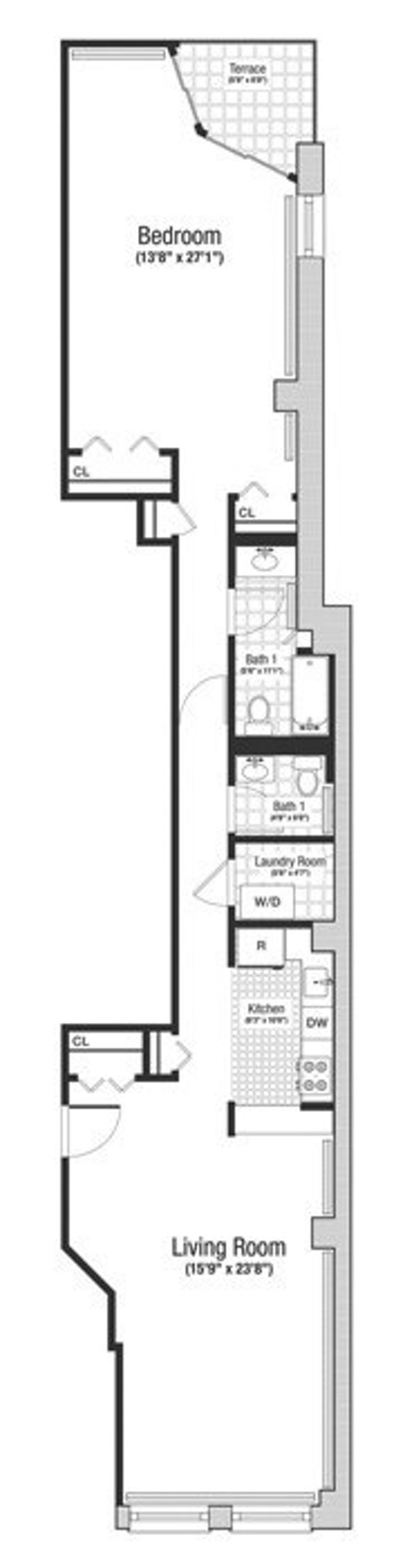 Floorplan for 36 Laight Street, 5A